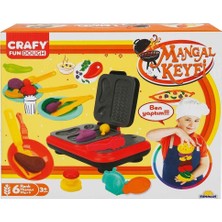 2052 Crafy Mangal Keyfi Oyun Hamuru Seti 300 G 22 Parça