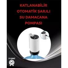 Bilfold Otomatik Şarjlı Damacana Pompası Ev Ofis Kamp Kullanım