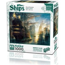 20681 Rochelle Şehri 1000 Parça Puzzle -Kspuzzle