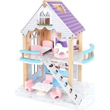 T2011 Ahşap Oyun Evi 2 Katlı -Okutan Hobi