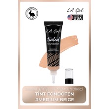 L.A. Colors L.A. GİRL Tinted Foundation - Doğal Bitişli ve Nemlendirici Tint Fondöten #medium Beige - GLM757