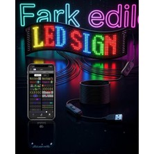 Nuveden Ieg™ Rgb LED Matrix Panel 60 cm 16X96 Piksel Kayan Yazı ve Animasyon Destekli