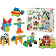 03312 Kaktüs Bloklar Çiftlik 75PCS