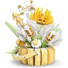 P1089 Panlos Çiçek Buketi 517 Parça Block Oyuncak