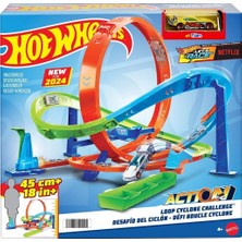 HTK16 Hot Wheels Bumerang Çemberli Yarış Pisti