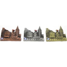 Metal Istanbul Temalı Yöresel Magnet Model 3