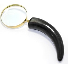 Pirinç Boynuz Saplı Büyüteç Model 3