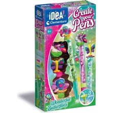 18873 Idea Clemetoni - Kalem Tasarım Seti - Kelebekler