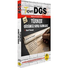 Tasarı Dgs Türkçe Çözümlü Soru Bankası