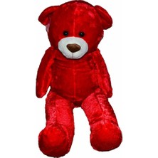 1192K Puffy Salaş Ayı 100 cm Kırmızı -Selay