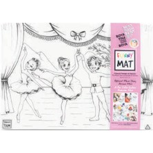 Funny Mat - Prens Ile Prenses ve Dansçılar 33,5 x 48 cm