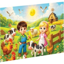 Çiftlik Ahşap Puzzle