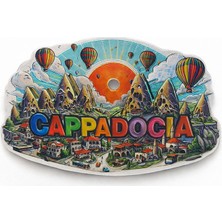 Kapadokya Temalı Silikon Buzdolabı Magneti Model 4