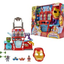 G1259 Iron Man And His Awesome Friends Iron Quarters Oyun Seti