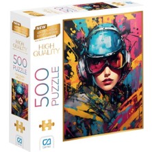 Pilot Kadın Puzzle 500
