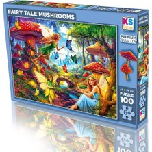 31502 Faıry Tale Mushrooms 100 Parça Puzzle