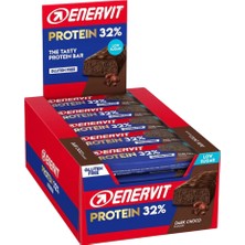 Enervit Low Sugar Protein Bar 55 gr 25 Adet - Dark Choco