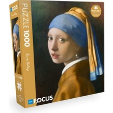 Blue Focus Gırl Wıth A Pearl Earrıng (Inci Küpeli Kız) - 1000 Parça