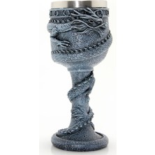 Ejderha Tasarımlı Paslanmaz Çelik Kadeh Bardak Model 1