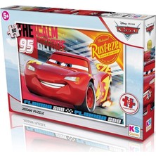 CR709 Cars 50 Parça Çocuk Puzzle -Ks Puzzle