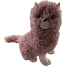 5117 Puffy Oturan Pembe Kedi