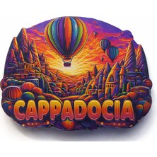 Kapadokya Temalı Silikon Buzdolabı Magneti Model 2