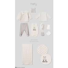 Hafy Baby 10 Parça, Ayıcık Figürlü, Erkek Bebek Yenidoğan Hastane Çıkışı Seti