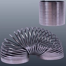 Kuzey Oyuncak Dev Boyut Stres Yayı Gümüş Stres Yayı Vıp Yüksek Kalite 1 Adet Gümüş Stres Yayı 10 cm Genişlik