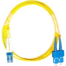 Weko ODS 02LCUSCUG1J12.0DXY2.0T SC-LC DUPLEX SM 9/125 PATCH CORD 2 MT