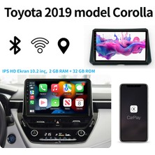 SBAID Toyota 2009 Model Corolla 10.2 Inç/kayıpsız Kurulum/carplay/navigasyon/araç Multimedya Sistemi