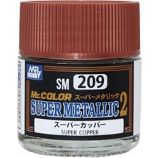 Mr. Hobby 10 Ml. Super Bakır Iı Mr.color Metalik Colors Serisi Maket Boyası, Mr.hobby SM209