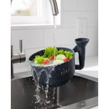 TeknoKapsül Modern Tasarımlı Sebze Yı Kabı Süzgeçli Pratik Mutfak Aparatı