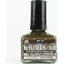 Mr. Hobby Mr.hobby Wc-18, 40 Ml. Weathering Color Shade Brown Eskitme Maket Boyası
