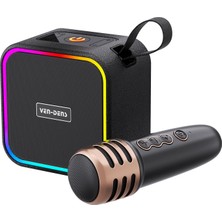 Ven-Dens VD-SPK008 Premium Kablosuz Bluetooth Hoparlör LED Işıklı