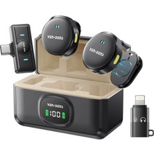 Ven-Dens VD-MIC025 Pro Kablosuz Çift Mikrofonlu Hd Ses Sistemi