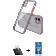 Cepte Toptan iPhone 12 Mini Nova Asil Özel Seri - Şeffaf Royal Nano Ekran Koruyucu + Şeffaf Kamera Lens Koruma Cam