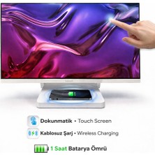 SUNCOM Touch SCA-134T i5-14450H 16GB 512GB SSD O/B Dokunmatik 23.8" Beyaz DOS All in One PC Bataryalı