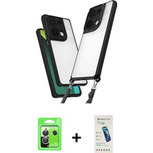 Cepte Toptan Redmi Note 13 Pro 5g Ufuk Klasik - Şeffaf Pasifik Cam Ekran Koruyucu + Gümüş Raze Metal Kamera Lens