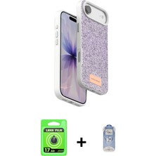 Cepte Toptan iPhone 17 Air Vadi Klasik Serisi - Siyah Joko Magic 5d Cam + Mavi Raze Metal Kamera Lens