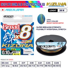 Kizuna 56122 Pe  300M Alb Construction X8 Multi Color