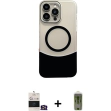 iPhone 14 Pro Max Kozmos Form Özel Seri - Siyah Joko Magic 5d Hayalet Cam + Gold Bilvis Titan Kamera Lens