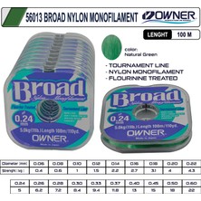 Owner 56013 Broad 100M Natural Clear Misina 10 Adetli