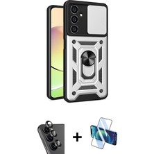 Cepte Toptan Galaxy A25 5g Ahenk Klasik - Siyah 3D Antistatik Seramik Nano Ekran Koruyucu + Siyah Valdez Metal Kamera Lens