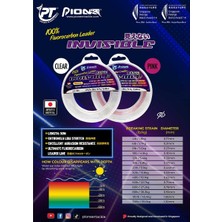 Monofilament Misinalar Pioneer Invisible Fluorocarbon 30MT Misina