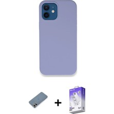 Cepte Toptan iPhone 12 Zirve Modern Özel Seri - Siyah Bilvis 5in1 3D Magic Cam Ekran Koruyucu + Gold Metal Kamera Lens Koruma Cam