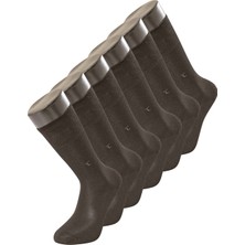 Türen Erkek Düz Soket Çorap 6'lı Paket 9101/SIYAH