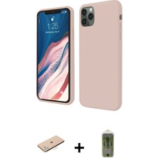 Cepte Toptan iPhone 11 Pro Kozmos Yansıma Özel Seri - Siyah Joko Magic 5d Hayalet Cam + Mavi Renkli Kamera Lens Koruma Cam