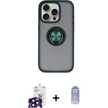 Cepte Toptan iPhone 16 Pro Max Yörünge Çizgi - Siyah Joko Magic 5d Cam + Siyah Bilvis Titan Kamera Lens