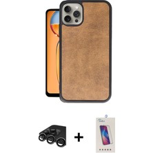 Cepte Toptan iPhone 15 Pro Kıvılcım Işık Serisi - Siyah Joko 5d Cam + Titanyum Gri Raze Metal Kamera Lens