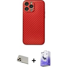 Cepte Toptan iPhone 13 Pro Max Ahenk Işık - Siyah Bilvis 5in1 5d Magic Hayalet Cam Ekran Koruyucu + Rose Gold Rainbow Kamera Lens Koruma Cam